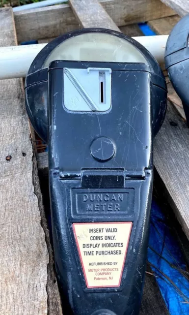 Vintage Duncan Parking Meter Working, Duncan 60 original Black