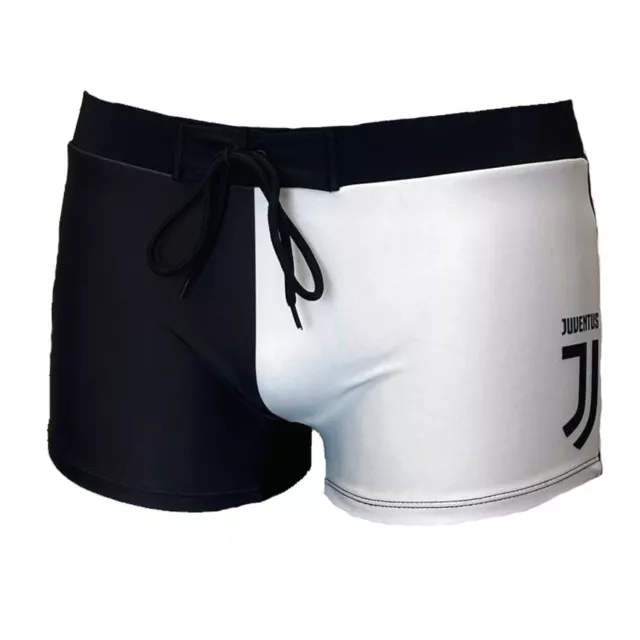 Costume da bagno parigamba Juventus bianco e nero pantaloncino ragazzo uomo