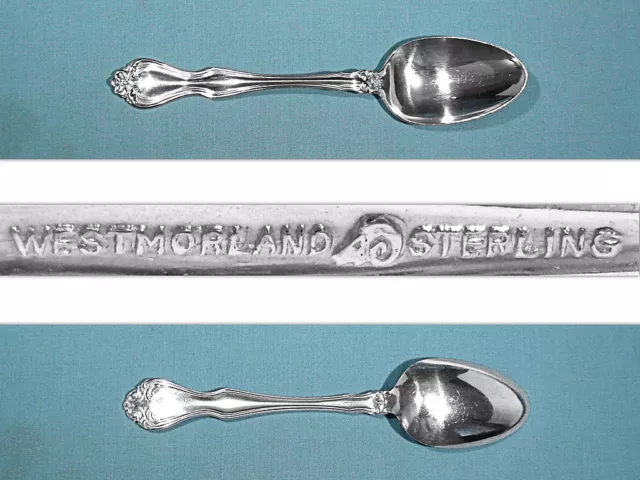 Westmorland Sterling Dessert Spoon(S) ~ George & Martha Washington ~ No Mono
