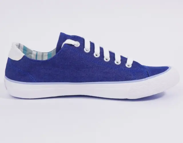 Harmont & Blaine Men's Denim Blue Lace Up Low-Top Shoes Sneakers EU 42 E07170