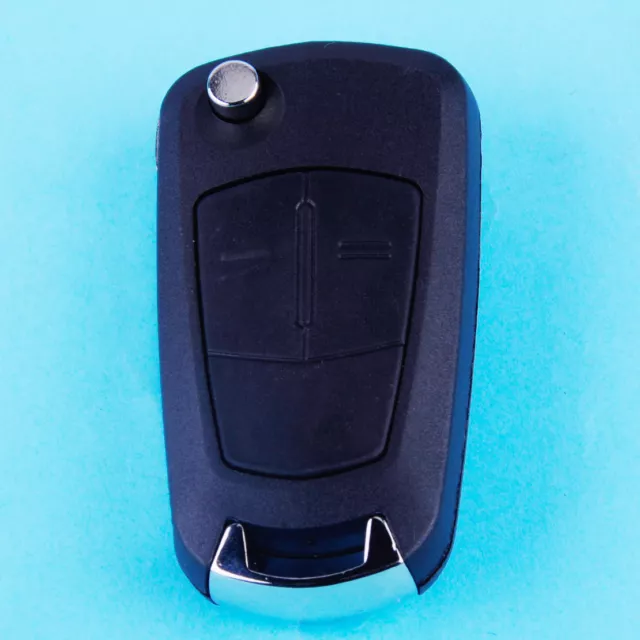 2-Button Flip Remote Key Shell Case fit for Vauxhall Opel Corsa Zafira Meriva