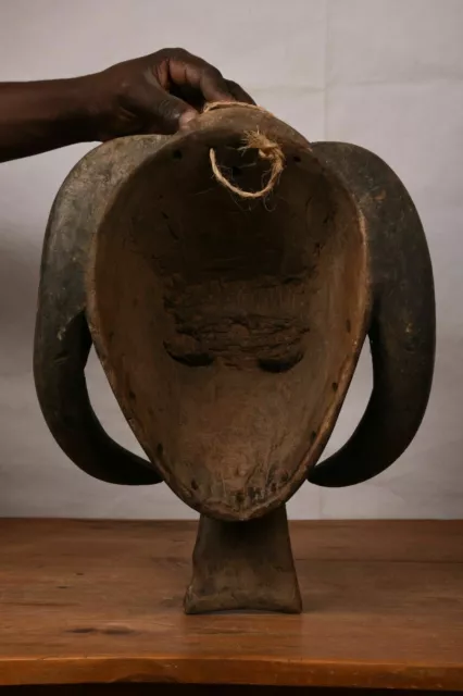 African tribal art, fantastic Luba Helmet from DRC,region du Shaba. 5