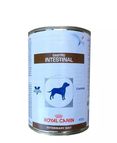 Lata de comida húmeda Royal Canin Gastro Intestinal Veterinary Diet 24x400g