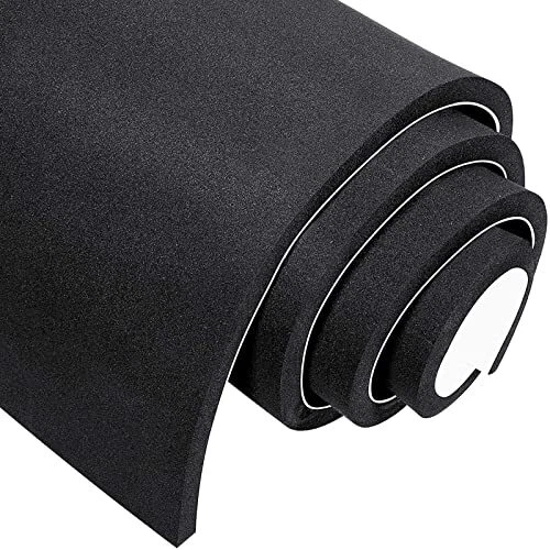 Adhesive Rubber Sheet 59In*12In*1/2In Closed Cell Foam Sheet Strip High-Density