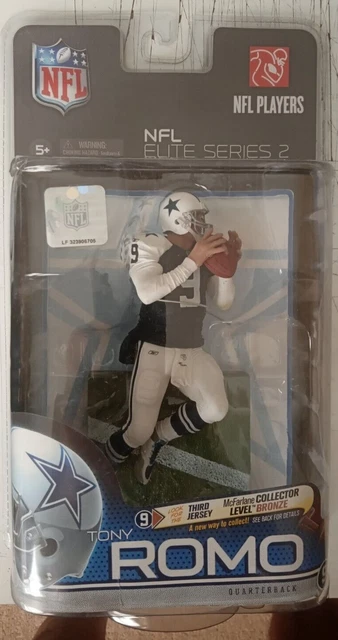 McFARLANE NFL ELITE SERIES 2 DALLAS COWBOYS COLLECTOR LEVEL BRONZE "TONY ROMO"!!