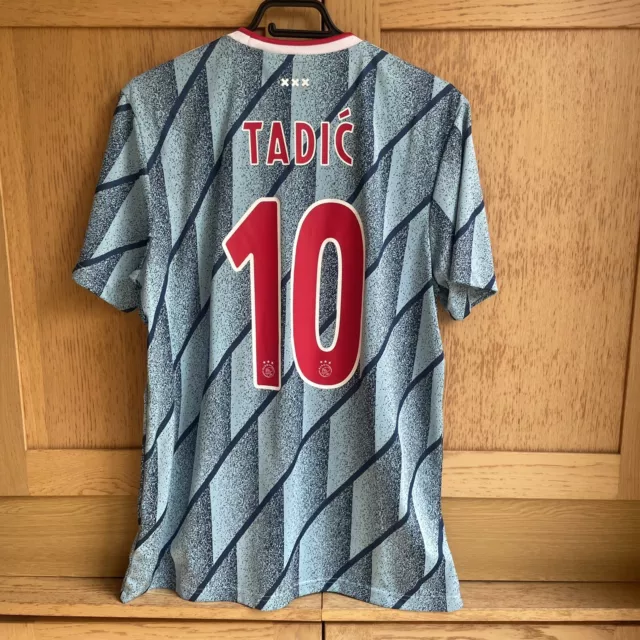 Ajax 2020/21 Away Shirt Dušan Tadić Large Adidas Mint