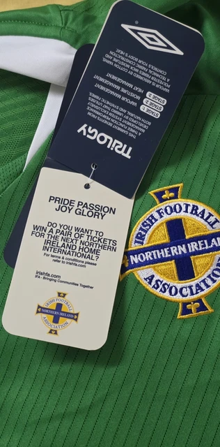 NORTHERN IRELAND UMBRO 2005/06 125 Years Anniversary Home Soccer