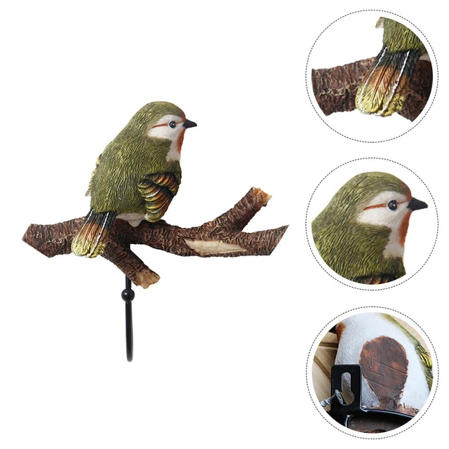 Ländliche Wand montiert Haken Vogel Kleiderbügel dekorative Wandverzierung für H