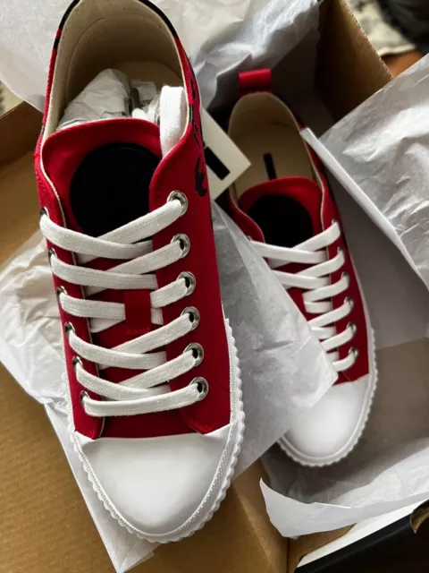 mcq by alexander mcqueen swallow sneaker us8/EU38 medium red