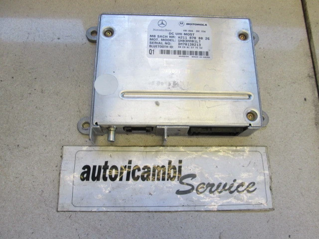 MERCEDES Classe Et 280 W211 3.2 D Aut 130KW (2004) Remplacement ECU Bluetooth