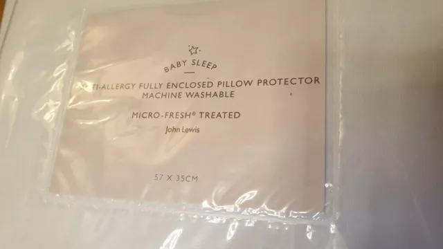 John Lewis 57 x 35 cm mikrofrisch Anti-Allergie Kleinkind Kissenschutz