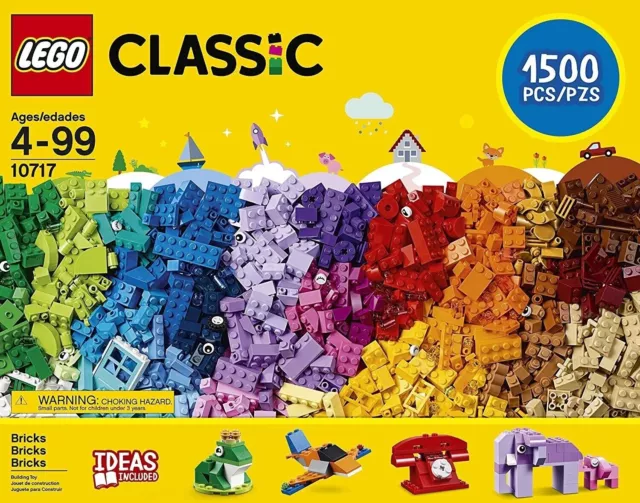 LEGO Bausteine Classic 10717 Extragroße bunte Steinebox XXL Geschenk NEU und OVP