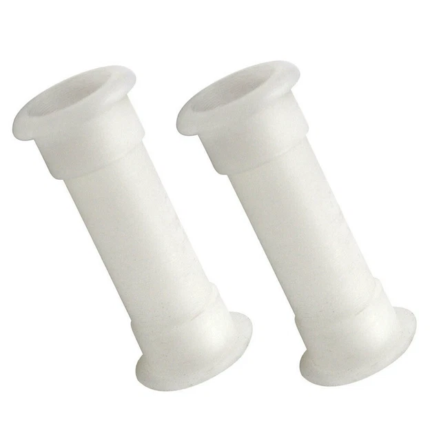 2 Pièce 1-1/4 Ouverture Plastique Vidange Tube for Transom/Motorwell/Livewell