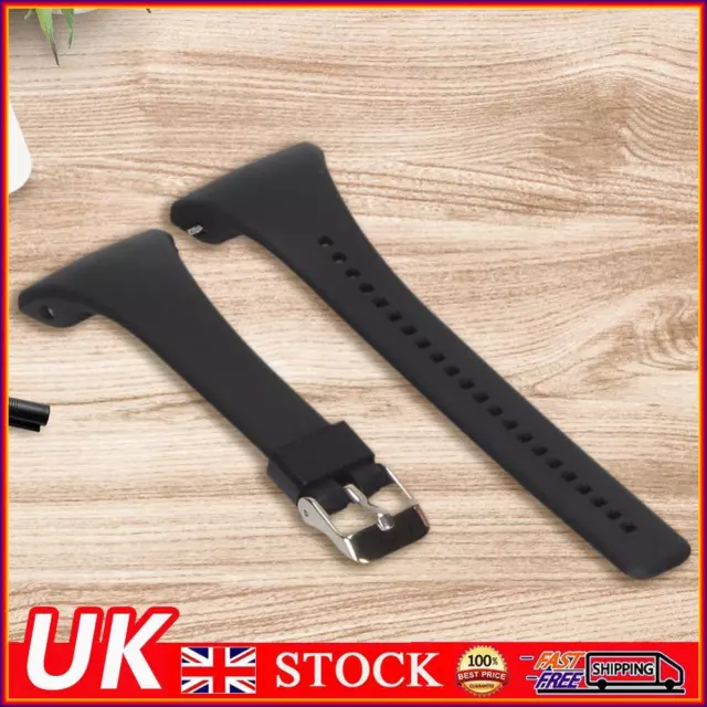 Practical Smart Watch Strap Wristband for POLAR FT4 FT7 Series (Black) ✨
