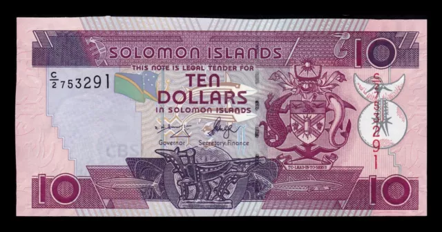 Islas Salomon Solomon 10 Dollars 2006 Pick 27a Serie C/2 Sc Unc