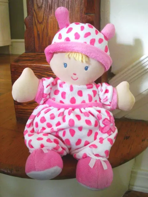 12" Kids Preferred My First Baby Soft Plush Doll Blonde Yarn Hair Blue Eyes wow