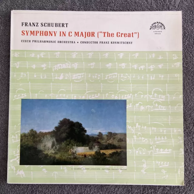 Franz Schubert - Symphony In C Major “The Great Vinyl 50444 Czechoslovakia press