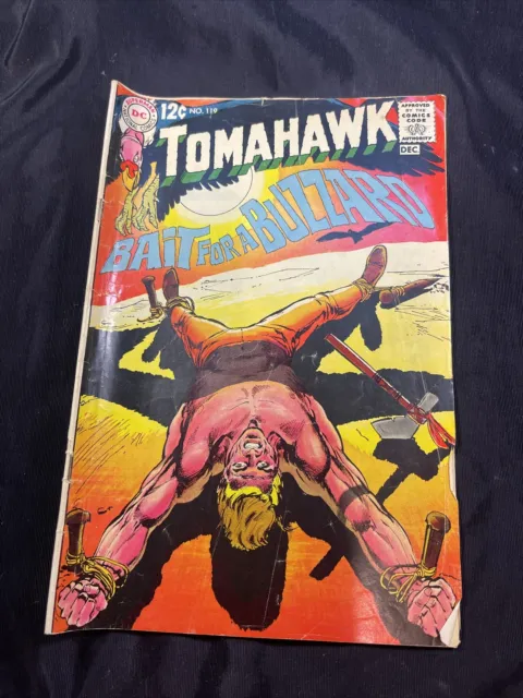 Tomahawk #119 FN Frank Thorne Neal Adams “Bait for a Buzzard” DC Comics 1968