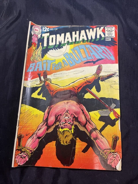 Tomahawk #119 FN Frank Thorne Neal Adams “Bait for a Buzzard” DC Comics 1968