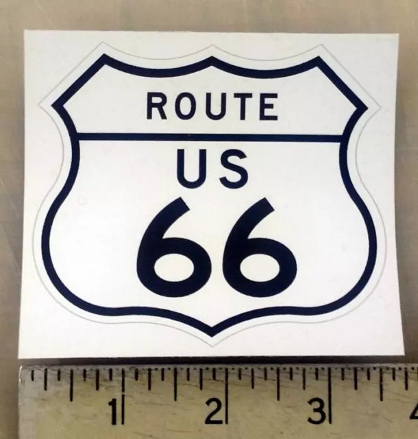 Vintage Route 66 sticker decal 3.5"x3"