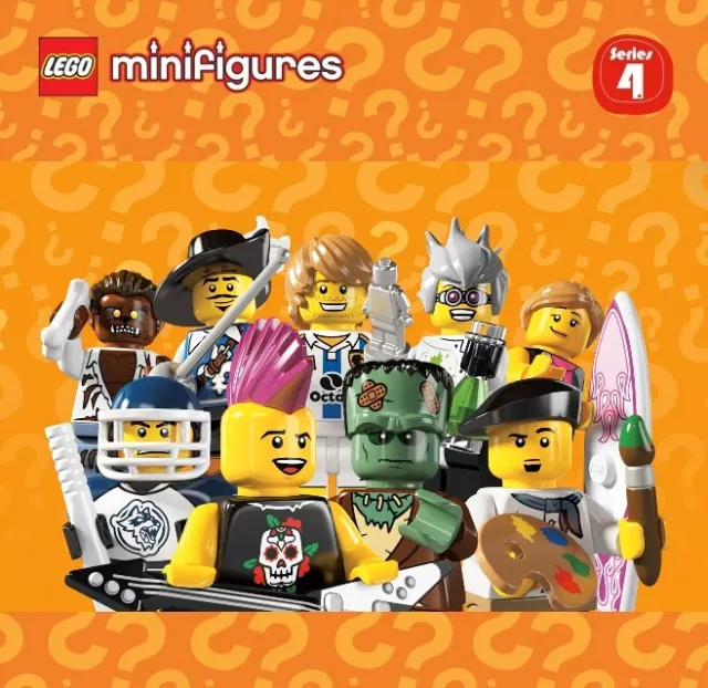 Pick your own Minifigure 🎨 LEGO 8804 Collectible Minifigures Series 4