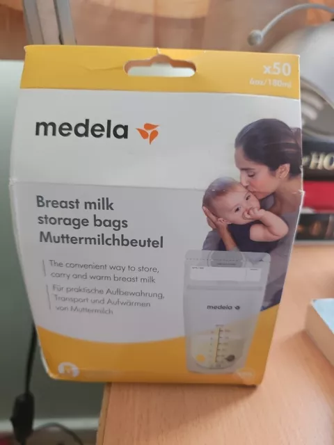 Medela Breast Milk Storage Bags-BPA-free breast milk collection pouches 180 ml