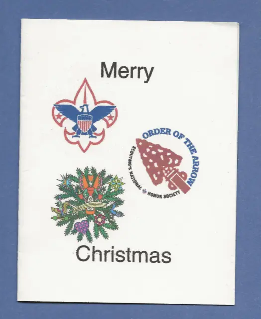 CHRISTMAS CARD / " Merry Christmas " - Boy Scout BSA GnW/6-13