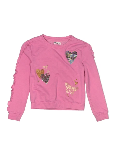 Epic Threads Girls Pink Sweatshirt Medium kids
