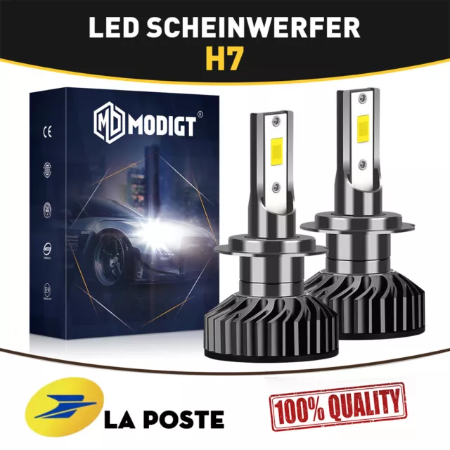 2X AMPOULES H7 LED 100W 10000LM 6000K Voiture Feux Phare Lampe Xénon Blanc  FR EUR 24,50 - PicClick FR