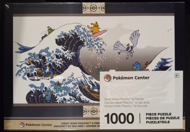 POKEMON CENTER 1000 Piece Puzzle Great Wave Pikachu