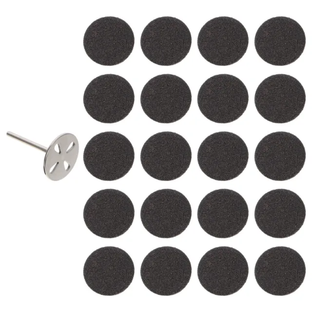 Fogli lucidanti unghie acciaio inox disco di carta abrasiva manicure cuscinetti per dischi