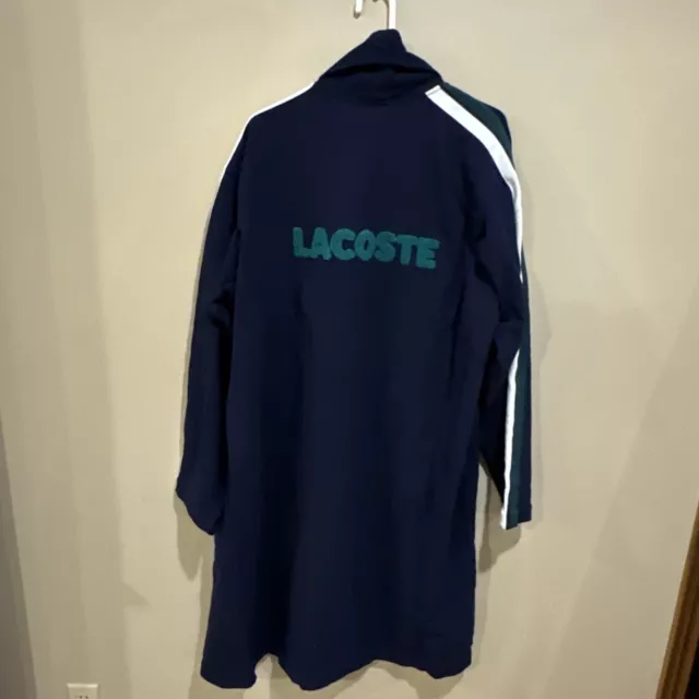 Lacoste Loungewear Blue Bathrobe  Xl - New