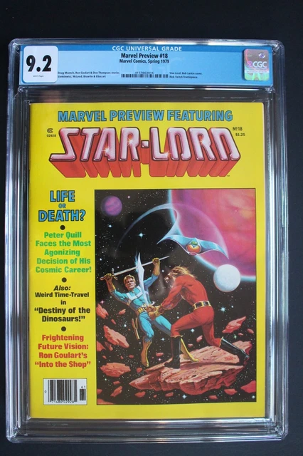 MARVEL PREVIEW #18 6th app STAR-LORD 1979 Guardians of the Galaxy CGC NM- 9.2