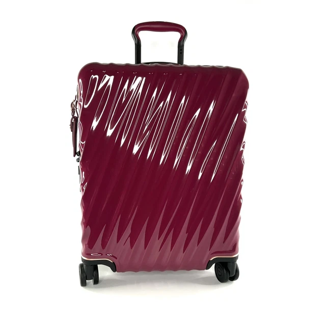 TUMI 19 Degree Continental Carry On 4 Wheel Expandable Travel Bag Pink Berry