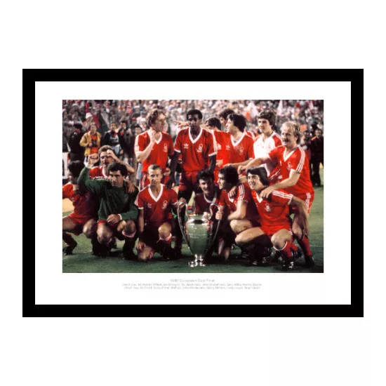 Nottingham Forest 1980 European Cup Final Team Photo Memorabilia (220)