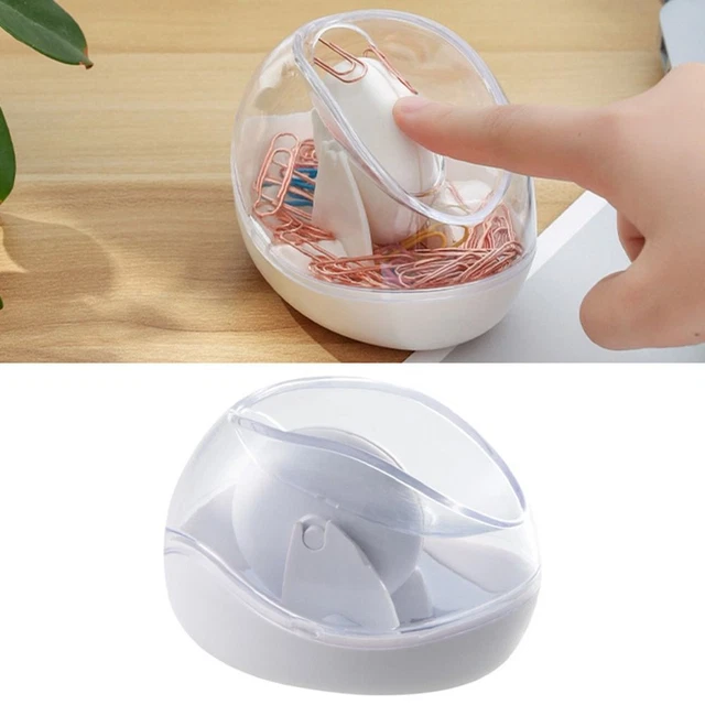 Clips Dispenser Paperclips Holder Paper Clip Storage Box Clip Organizer