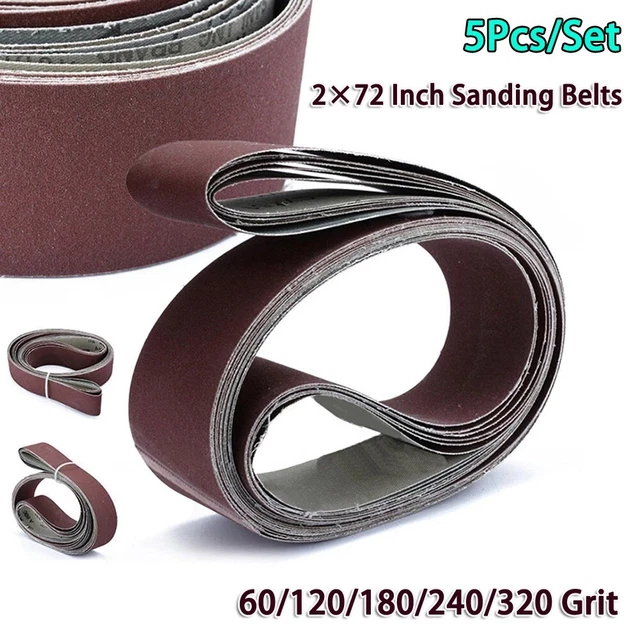 Ricambio Parti Nastri Abrasivi Strumenti 320 #5Pcs / Set Abrasiva Bande Mobili
