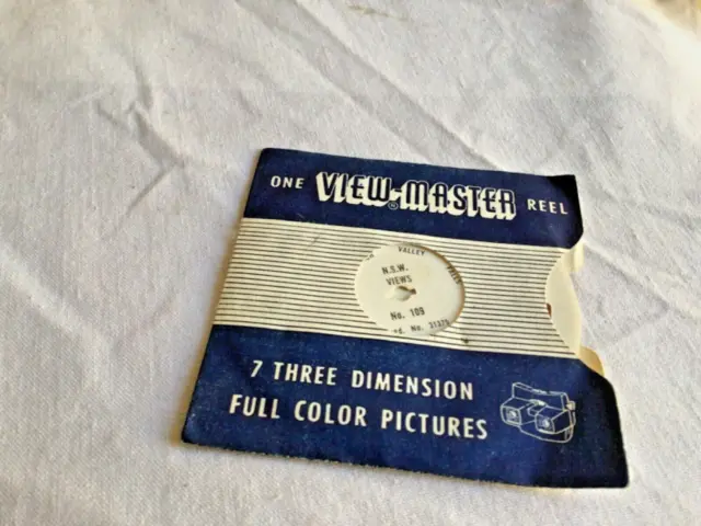 Vintage 1959’s Sawyers ViewMaster Reel NSW Views No. 109