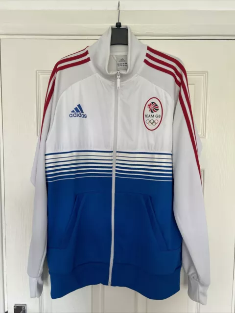 Adidas London 2012 Team GB Tracksuit Top Jacket Size Large