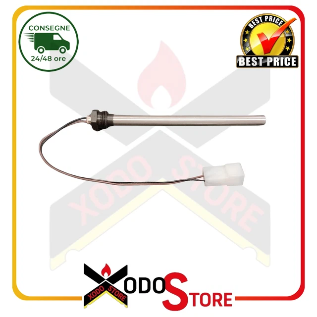 Résistance Bougie 400W Pour Poêle à Granulés Enviro Fire EF5 - 12,5 X 103 Mm