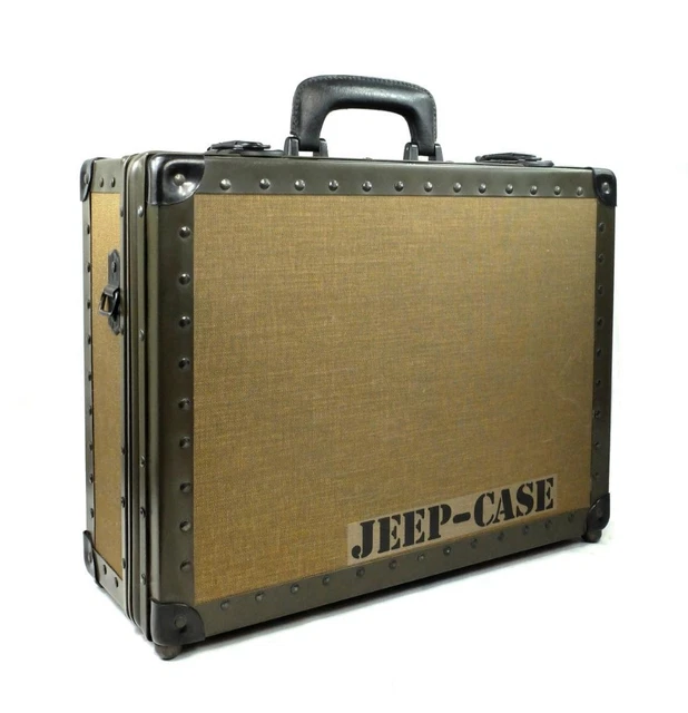 RIMOWA - リモア 『Safari』Jeep-Fotokoffer カメラケース M【レア】 RIMOWA SAFARI JEEP Camera Case Khaki 46x36.6x19 cm $1,032.43