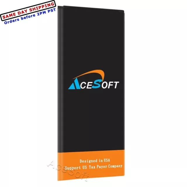 AceSoft High-Performance 7220mAh Battery for Samsung Galaxy Note 4 SM-N910 Phone