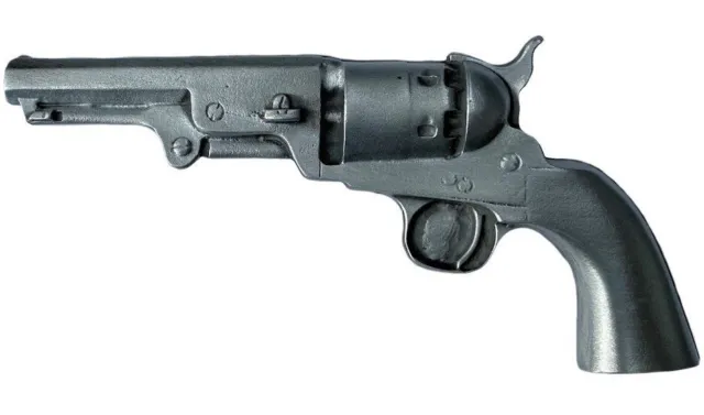 Colt Revolver Belt Buckle with Belt, Cowboy, Western Gun, Firearm Gift, Bergamot