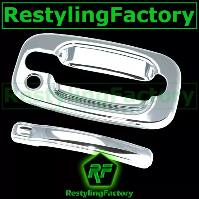00-06 GMC Yukon+XL Triple Chrome plated ABS Tailgate Barn Rear Door handle Cover