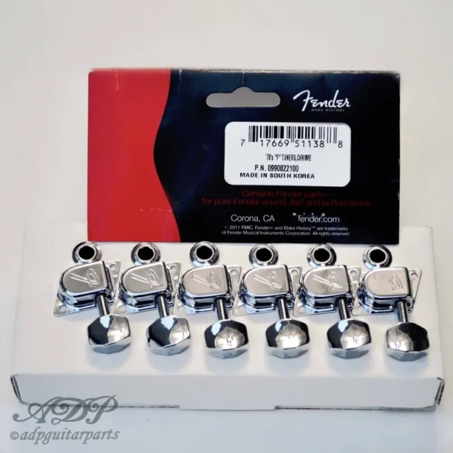 Fender 099-0822-100 '70s Stratocaster/Telecaster F Tuning Heads (6)