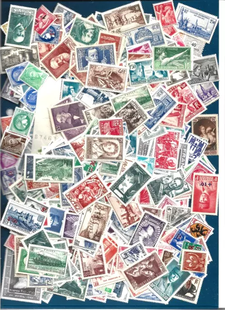 gros lot  Timbres France neufs ** /* de 1936 à 1949 ( vrac a trier )