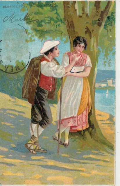Carte Postale Bébé - Vintage - Petite Format - Relief - - Neuve