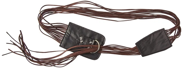Warrior Belt Brown Medieval Fancy Dress Up Halloween Adult Costume Accessory