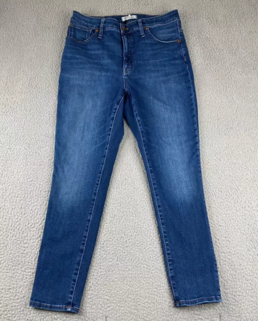 Madewell Jeans Womens 31 Blue Medium Denim Curvy High Rise Skinny Stretch Casual