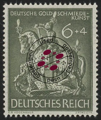 860 Gesellschaft für Goldschmiedekunst 1943 6 Pf O